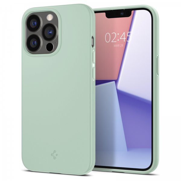 Spigen iPhone 13 Pro Thin Fit Apple Mint -kuori
