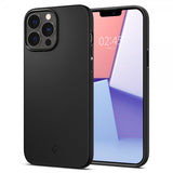 Spigen iPhone 13 Pro -suojakuori Thin Fit, musta