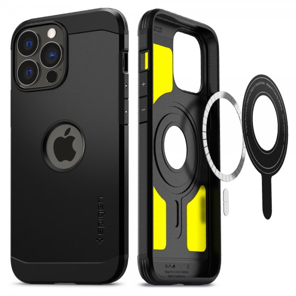 Spigen iPhone 13 Pro Suojakuori Tough Armor Mag Musta
