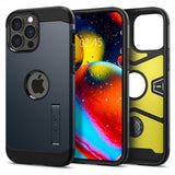 Spigen iPhone 13 Pro -suojakuori Tough Armor Navy Blue