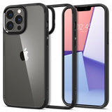 Spigen iPhone 13 Pro -suojakuori, Ultra Hybrid Matte Black