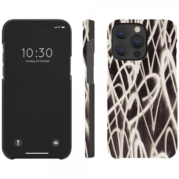 agood company iPhone 13 Pro Kuori Kasvipohjainen Graffiti Heart Black White