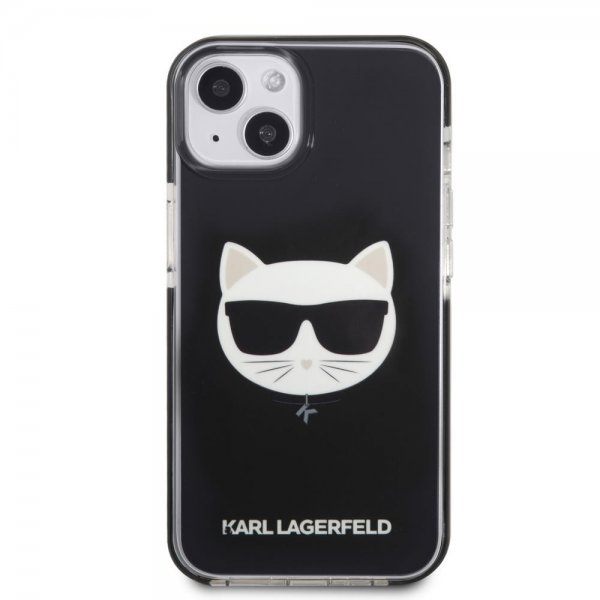 Karl Lagerfeld iPhone 13 Kuori Choupette Musta