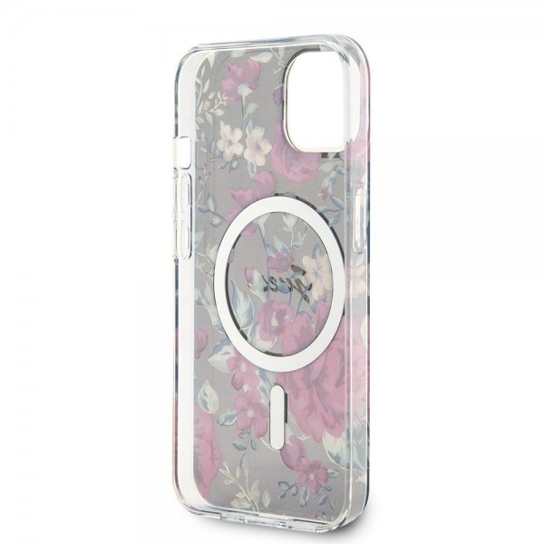 Guess iPhone 13 Kuori Flower MagSafe Khaki