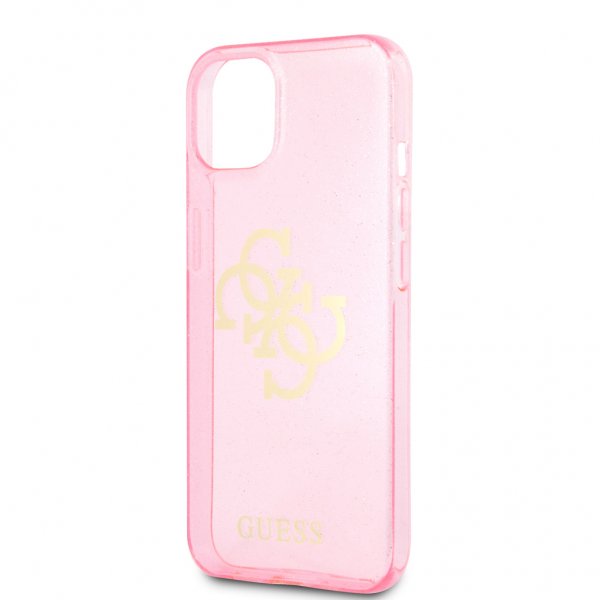 Guess iPhone 13 Kuori Full Glitter Roosa