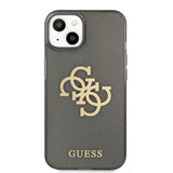 Guess iPhone 13 Glitteriä kuultava kuori, musta
