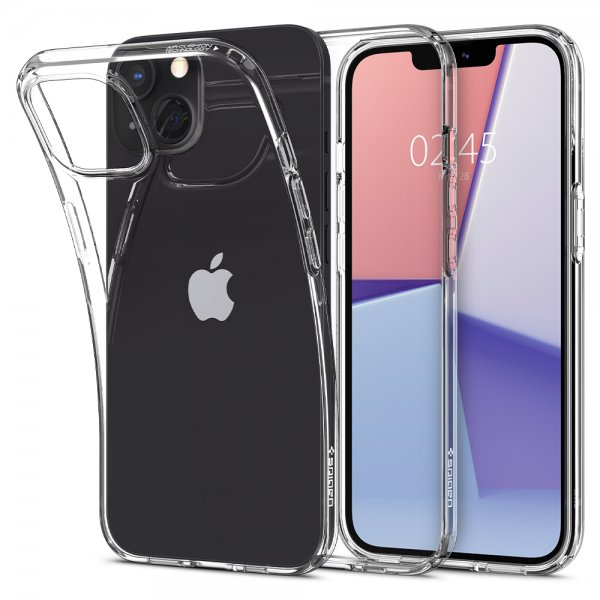 Spigen iPhone 13 -kuori Liquid Crystal Crystal Clear