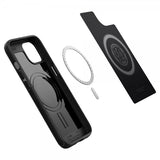 Spigen iPhone 13 -kuori Mag Armor Matte Black