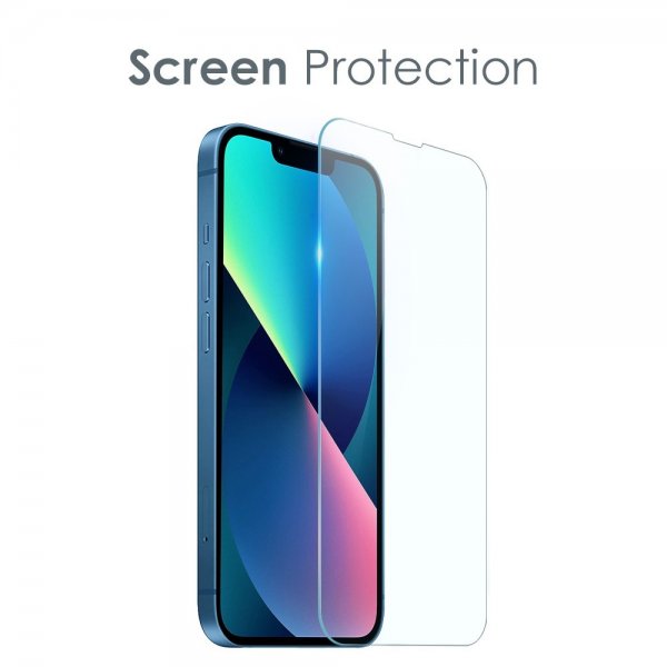 Northjo iPhone 13 -kuori näytönsuojalla ja kamerasuojalla 3-in-1