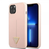 Guess iPhone 13 Kuori Metal Triangle Ruusukulta