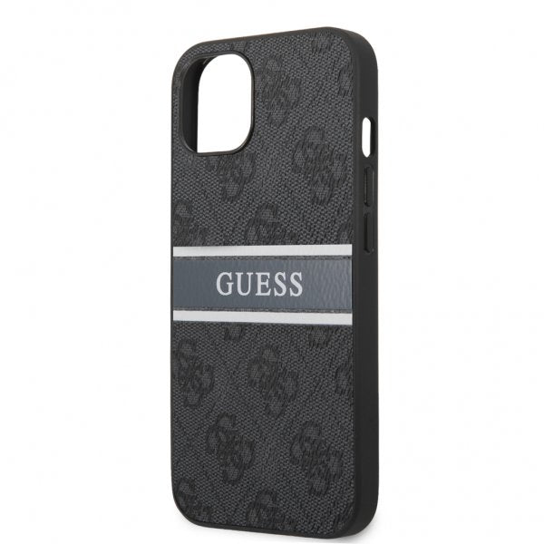 Guess iPhone 13 Kuori Printed Stripe Harmaa