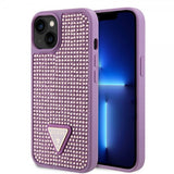 Guess iPhone 13 Kuori Rhinestone Violetti