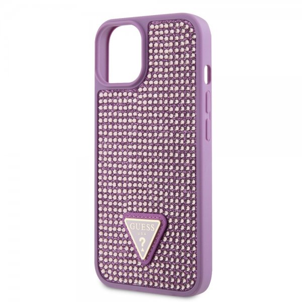 Guess iPhone 13 Kuori Rhinestone Violetti