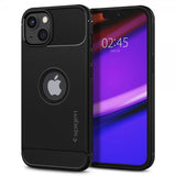 Spigen iPhone 13 -kuori, Rugged Armor, mattamusta