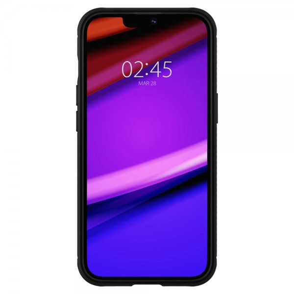 Spigen iPhone 13 -kuori, Rugged Armor, mattamusta
