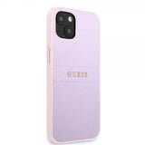 Guess iPhone 13 Saffiano Metal Logo Lila -suojakuori