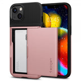 Spigen iPhone 13 -kuori, Slim Armor CS, ruusukulta
