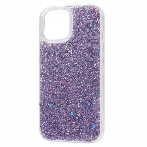 Nordic Covers iPhone 13 -kuori, Sparkle Series, liila