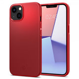 Spigen iPhone 13 Kuori Thin Fit Punainen