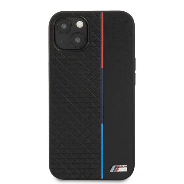 BMW iPhone 13 Kuori Triangle Pattern Musta