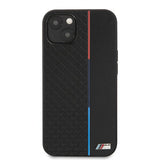 BMW iPhone 13 Kuori Triangle Pattern Musta