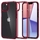 Spigen iPhone 13 -kuori Ultra Hybrid Red Crystal