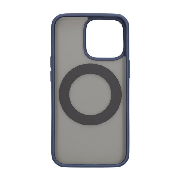 iPhone 13 Pro Max/iPhone 12 Pro Max Kuori Pyörivä MagSafe-jalusta Sininen