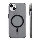Rvelon iPhone 13/iPhone 14 Kuori Aaltopahvi MagSafe Harmaa