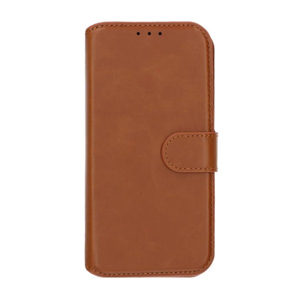 Rvelon iPhone 13/iPhone 14 Kotelo Magneettinen Irrotettava Kuori Ruskea
