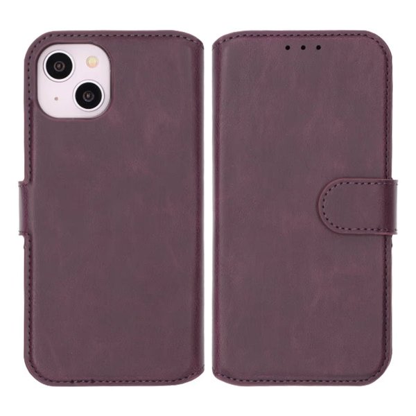Rvelon iPhone 13/iPhone 14 -magneettikotelo, irrotettava kuori, violetti