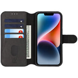 Rvelon iPhone 13/iPhone 14 Kotelo Magneettisesti Irrotettava Kuori Musta