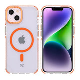 Rvelon iPhone 13/iPhone 14 kuoret TPU MagSafe Oranssi