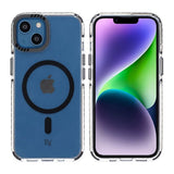 Rvelon iPhone 13/iPhone 14 Kuori TPU MagSafe Musta