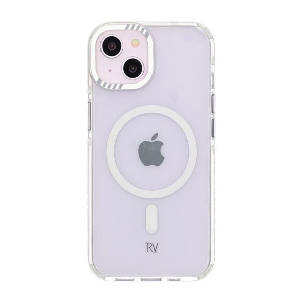 Rvelon iPhone 13/iPhone 14 Kuori TPU MagSafe Valkoinen