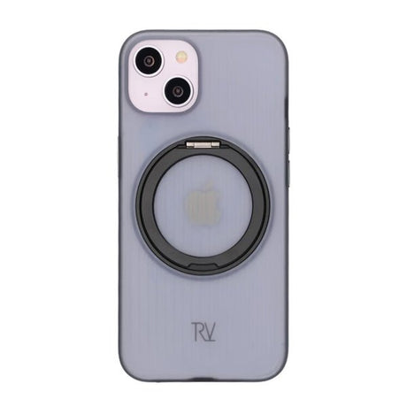 Rvelon iPhone 13/iPhone 14 Kuori Pyörivä MagSafe Teline Musta