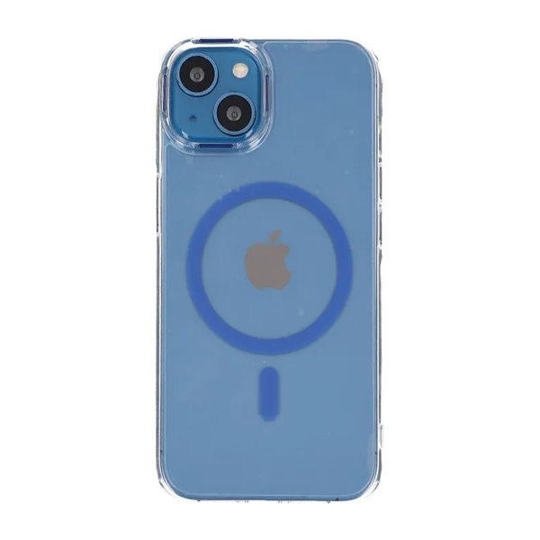iPhone 13/iPhone 14 Kuori TPU MagSafe Sininen