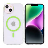 iPhone 13/iPhone 14 Kotelo TPU MagSafe Vihreä