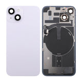 iPhone 14 - täydellinen lasinen takakansi - Violetti