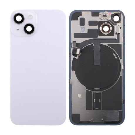 iPhone 14 - täydellinen lasinen takakansi - Violetti
