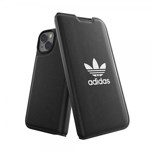 Adidas iPhone 14 Kotelo Kirjanmallinen Kotelo Basic Musta