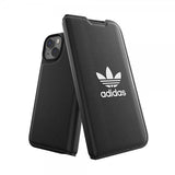 Adidas iPhone 14 Kotelo Kirjanmallinen Kotelo Basic Musta