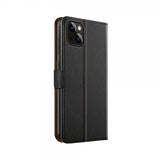 Xqisit iPhone 13/iPhone 14 Slim Wallet Selection -suojakotelo, musta