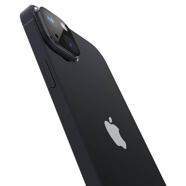Spigen iPhone 14/iPhone 14 Plus Kamerasuojalasi.tR Optik, 2 kpl, musta