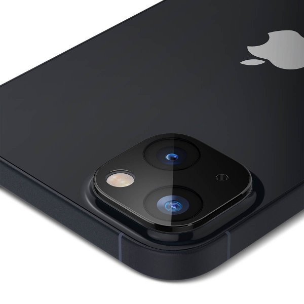 Spigen iPhone 14/iPhone 14 Plus Kamerasuojalasi.tR Optik, 2 kpl, musta