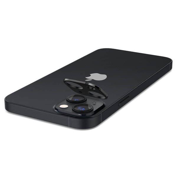 Spigen iPhone 14/iPhone 14 Plus Kamerasuojalasi.tR Optik, 2 kpl, musta