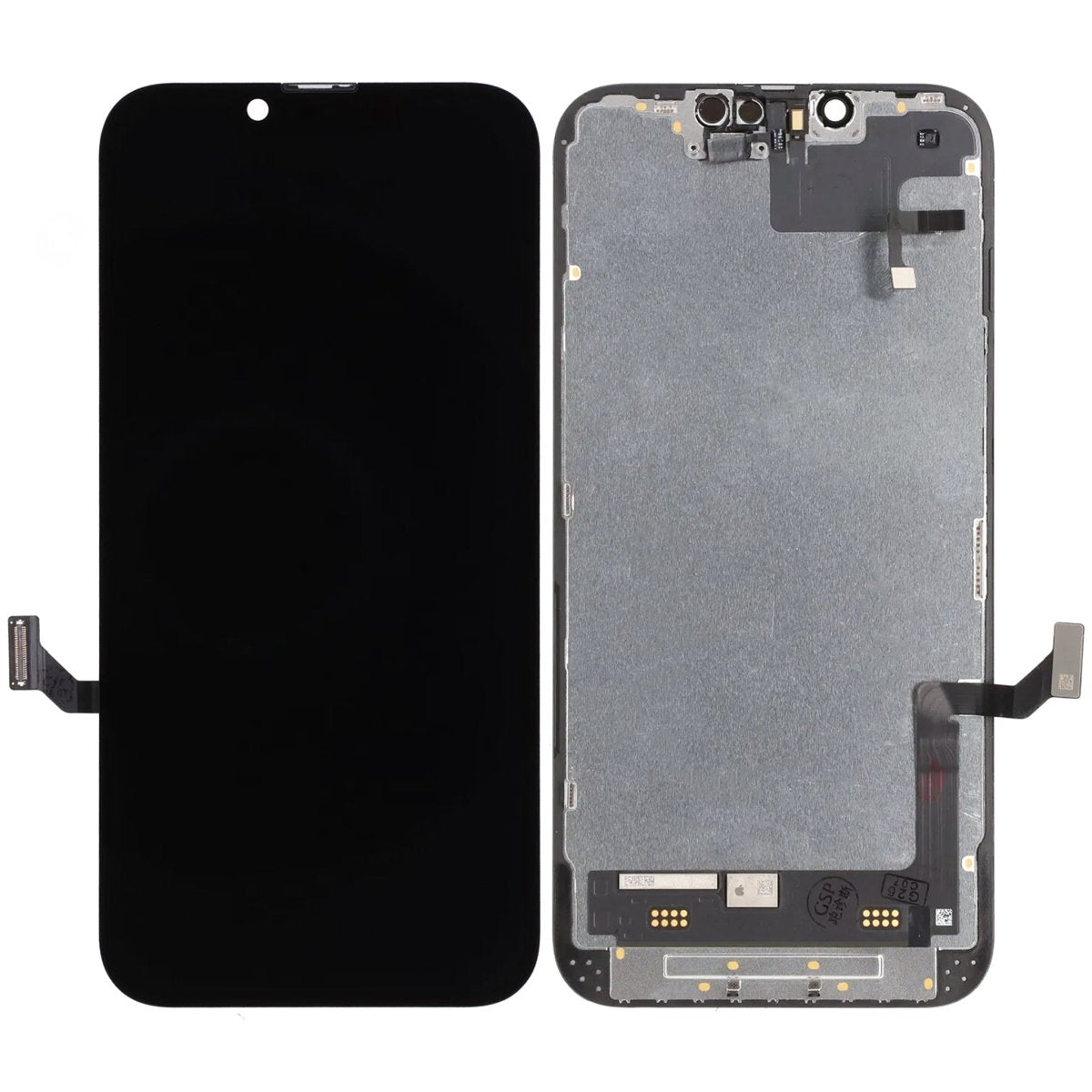 iPhone 14:n alkuperäinen LCD-näyttö uudella etulasilla – diagnostiikka läpäisty