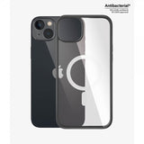 PanzerGlass iPhone 14 Plus -suojakuori ClearCase Black Edition MagSafe