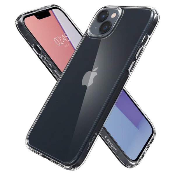 Spigen iPhone 14 Plus Crystal Hybrid -suojakuori, kirkas
