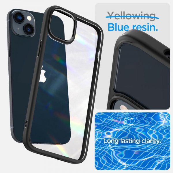 Spigen iPhone 14 Plus Crystal Hybrid Matte Black -kuori