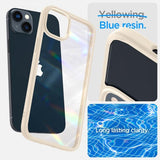 Spigen iPhone 14 Plus -suojakuori Crystal Hybrid Sand Beige